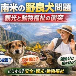 南米の野良犬問題と観光の衝突｜ペルー・チリで深刻化する「観光・安全・動物福祉」の三つ巴