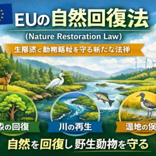 EUの自然回復法（Nature Restoration Law）とは？生態系と動物福祉を守る新しい環境政策をわかりやすく解説
