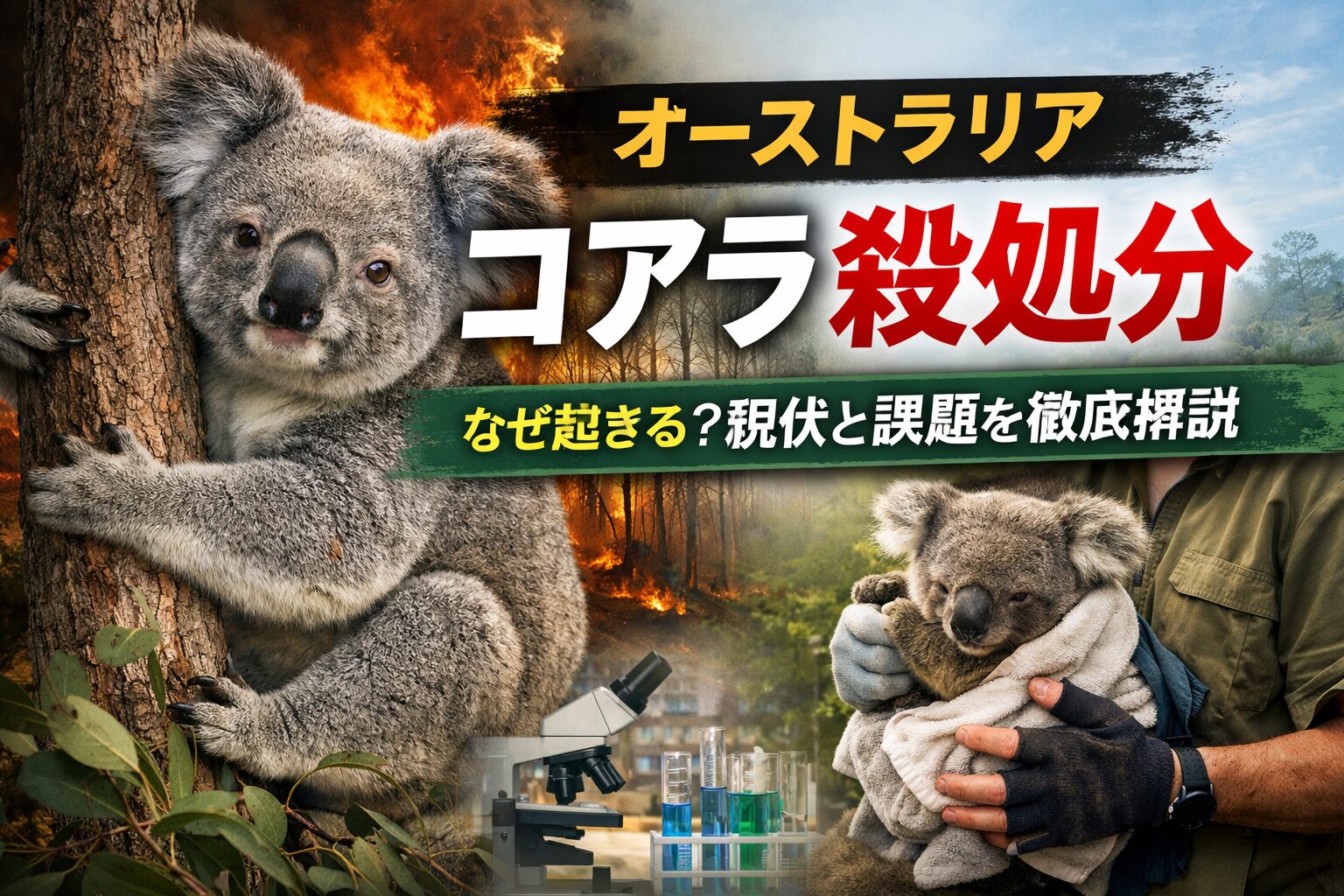 オーストラリアのコアラ殺処分問題