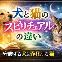 犬と猫のスピリチュアルな違いとは？魂のレベルで読み解く「共生の意味」