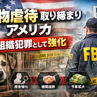 アメリカの動物虐待取り締まり強化｜複数の政府機関が連携する「組織的対策」の全貌