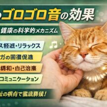 猫のゴロゴロ音の効果とは？科学が証明した驚くべき7つの健康メリット