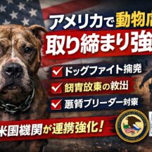 アメリカで動物虐待の取り締まり強化｜ドッグファイト・ネグレクト・悪質ブリーダー対策の最新動向