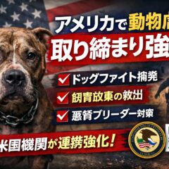 アメリカで動物虐待の取り締まり強化｜ドッグファイト・ネグレクト・悪質ブリーダー対策の最新動向