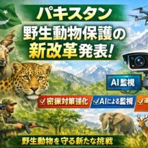 パキスタン・パンジャブ州の野生動物保護改革とは？AI技術・密猟対策の全貌を専門家が解説