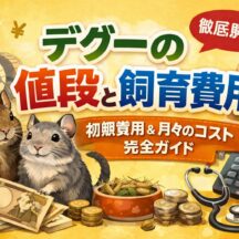 デグーの値段と飼育費用を徹底解説｜初期費用・月々のコストまで動物福祉の視点でまとめました
