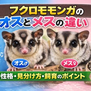 フクロモモンガのオスとメスの違い｜見分け方・性格・飼いやすさを完全解説