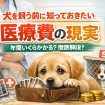 犬を飼う前に知っておきたい医療費の現実｜年間費用・手術代・保険まで徹底解説