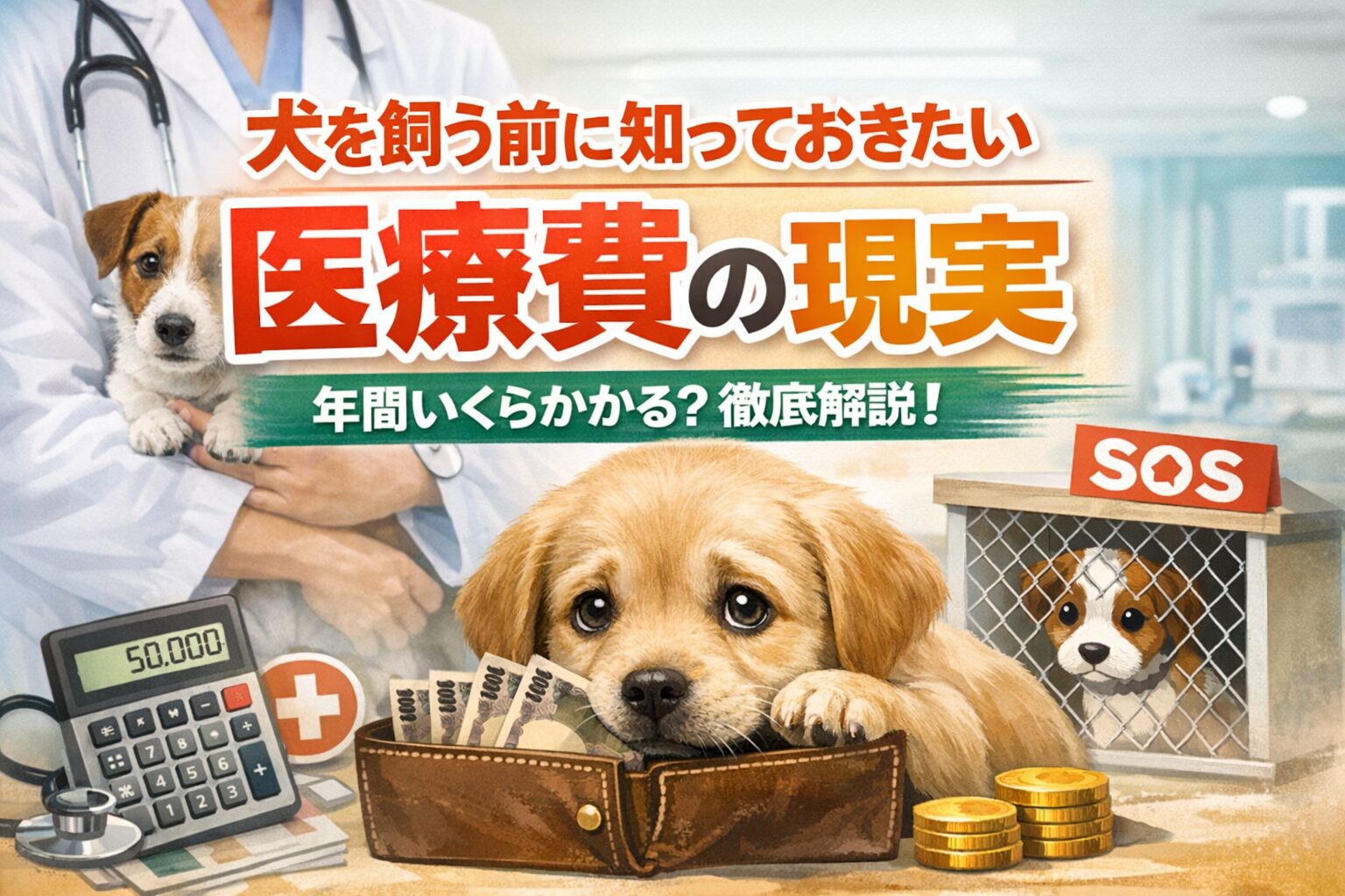 犬を飼う前に知っておきたい医療費の現実