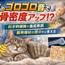 猫のゴロゴロ音が骨密度を上げる？科学が証明した驚きのメカニズムと動物福祉の視点