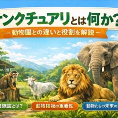 サンクチュアリとは？動物園との違いと役割をわかりやすく解説【動物福祉】