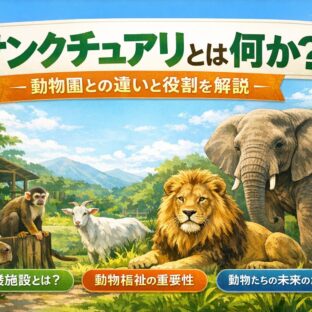 サンクチュアリとは？動物園との違いと役割をわかりやすく解説【動物福祉】