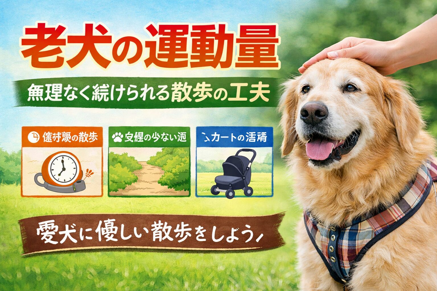 老犬の運動量の目安