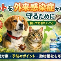 ペットを外来感染症から守る方法｜犬猫の感染症対策と予防の基本