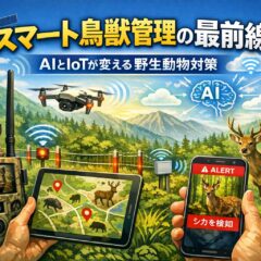 スマート鳥獣管理とは？AI・IoTで変わる野生動物対策と鳥獣被害対策の最前線