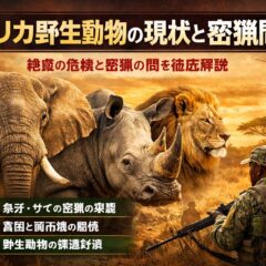 アフリカ野生動物の現状と密猟問題の構造｜なぜ密猟はなくならないのかを徹底解説