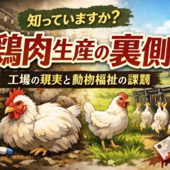 鶏肉生産の裏側を知っていますか？日本の養鶏業が抱える動物福祉の現実