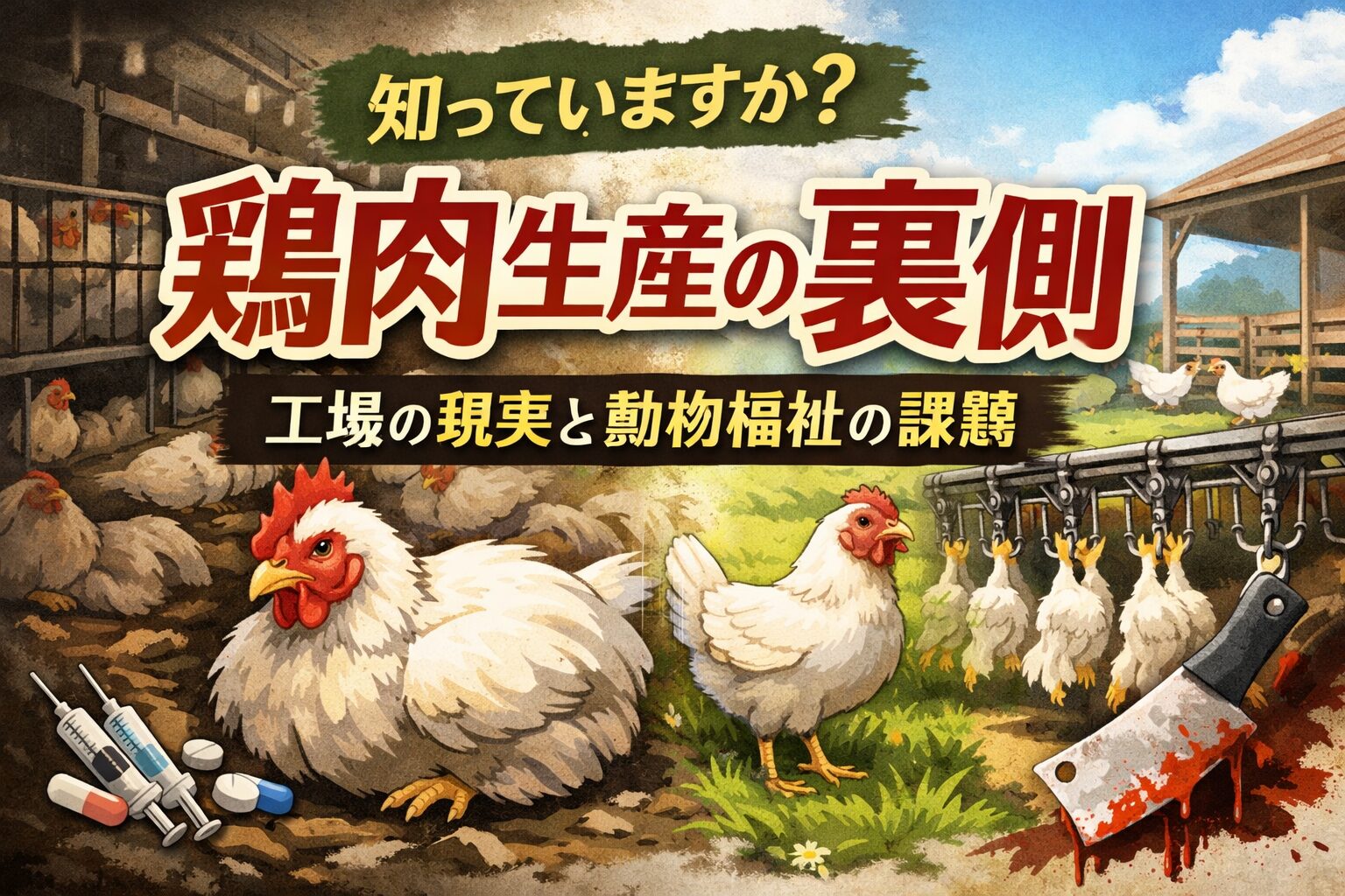 鶏肉生産の裏側