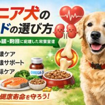 シニア犬のフードの選び方完全ガイド｜腎臓・心臓・関節を守る食事とおすすめ基準