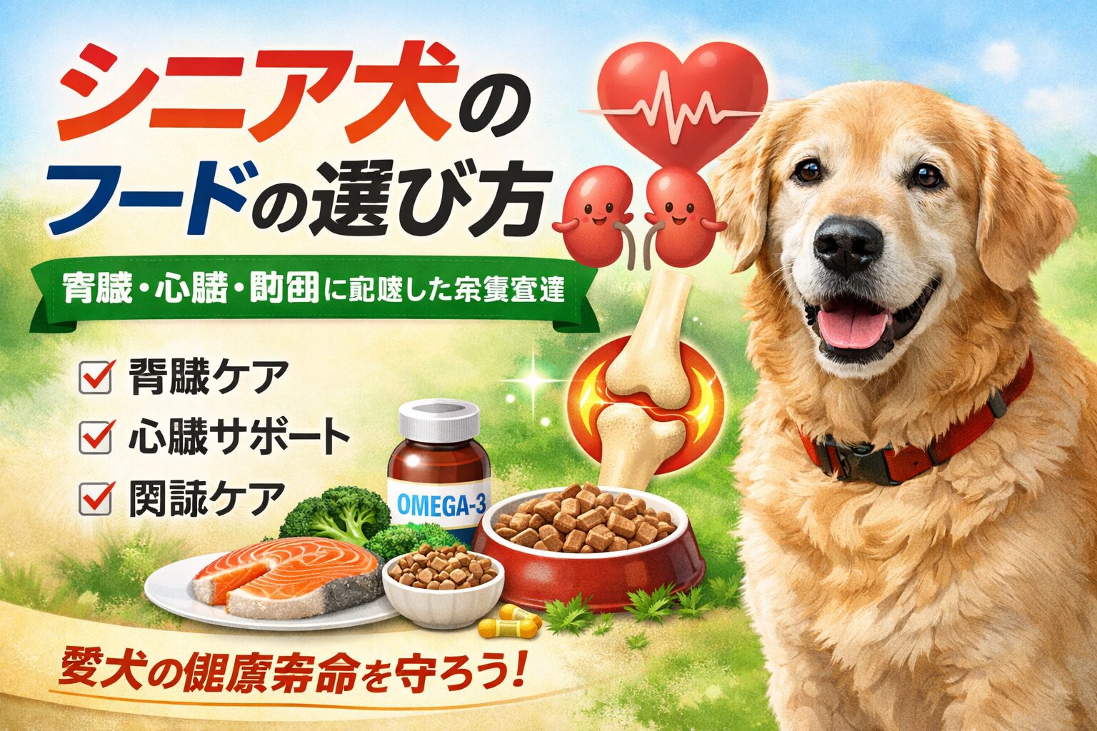 シニア犬のフードの選び方