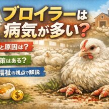 ブロイラーは病気が多い？その理由と現場の実態、動物福祉の視点から徹底解説