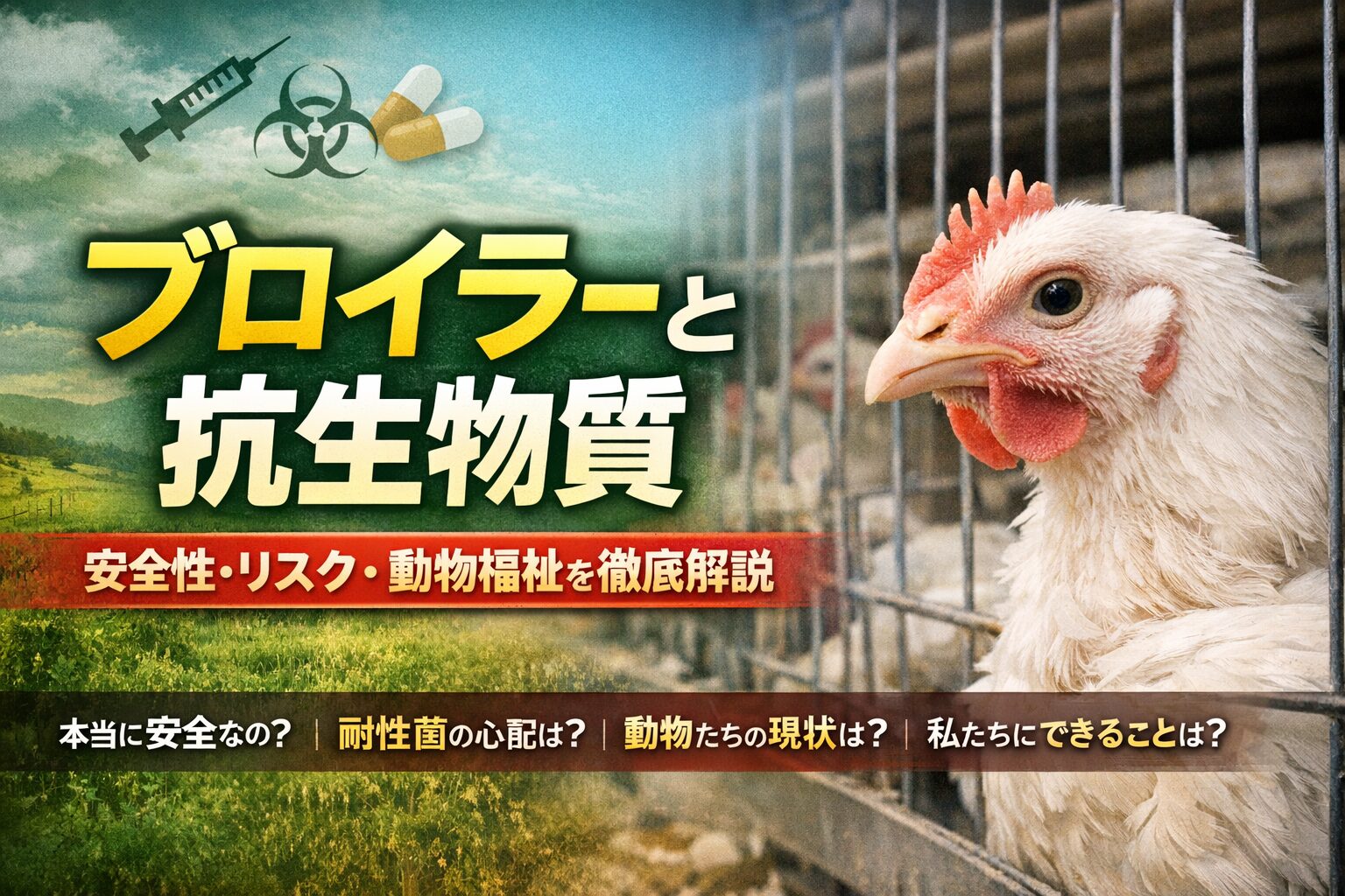 ブロイラーと抗生物質の真実