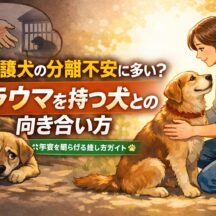 保護犬に多い分離不安とは？トラウマを持つ犬との正しい向き合い方を徹底解説