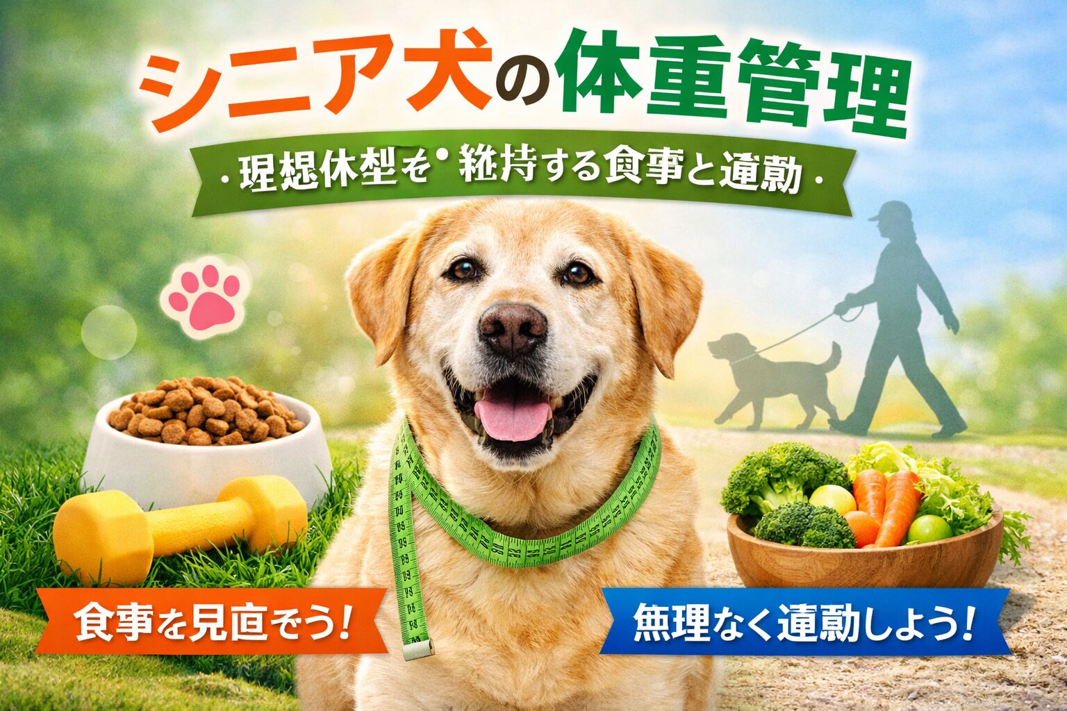 シニア犬の体重管理