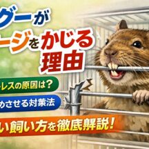 デグーがケージをかじる理由｜やめさせる方法とストレス対策を徹底解説