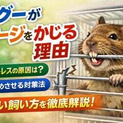 デグーがケージをかじる理由｜やめさせる方法とストレス対策を徹底解説