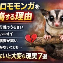 フクロモモンガを飼って後悔する理由7選｜知らないと危険な飼育の現実