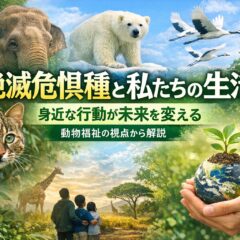 絶滅危惧種と私たちの生活の関係とは？原因・現状・守る方法をわかりやすく解説