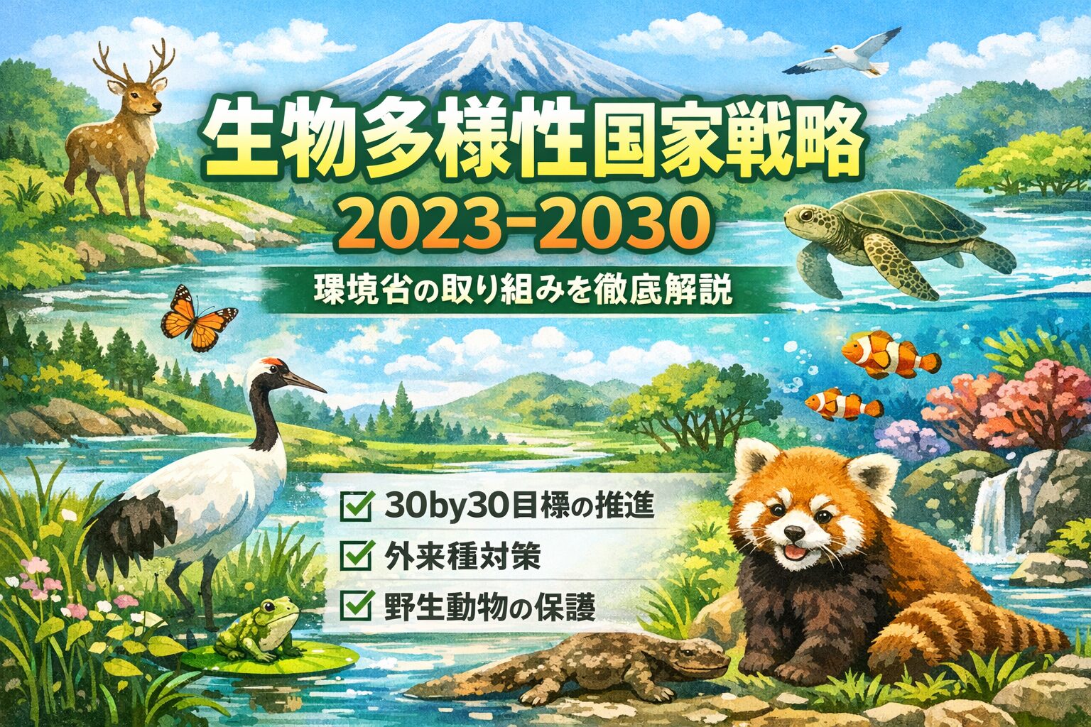 生物多様性国家戦略2023-2030