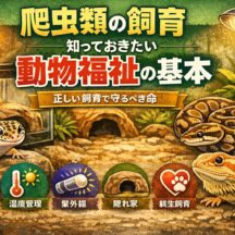 爬虫類の飼育と動物福祉｜初心者が絶対に知るべき正しい飼い方
