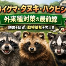 アライグマ・タヌキ・ハクビシン対策｜農作物被害を防ぐ外来種対策の最前線