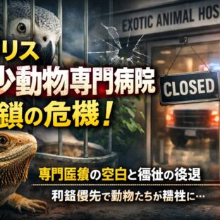 イギリスの希少動物専門病院が閉鎖危機——動物福祉より利益を優先する獣医業界の構造問題