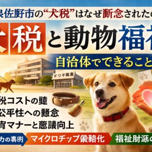 犬税とは？大阪・泉佐野市が導入を断念した理由｜自治体でも税制度は作れるのか