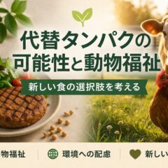 代替タンパクの可能性と動物福祉——新しい食の選択肢が変える未来