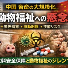 中国の超大規模養豚施設と動物福祉｜26階建て「養豚ビル」が問いかける食料安全保障との両立