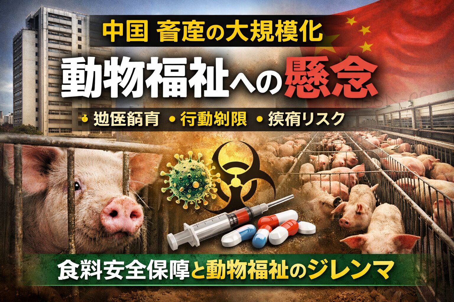 中国の畜産と動物福祉問題