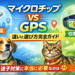 マイクロチップとGPSの違いとは？犬猫の迷子対策で本当に必要な選び方