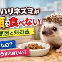 ハリネズミが餌を食べない理由と対処法｜原因別チェックリストと専門家監修の解決策