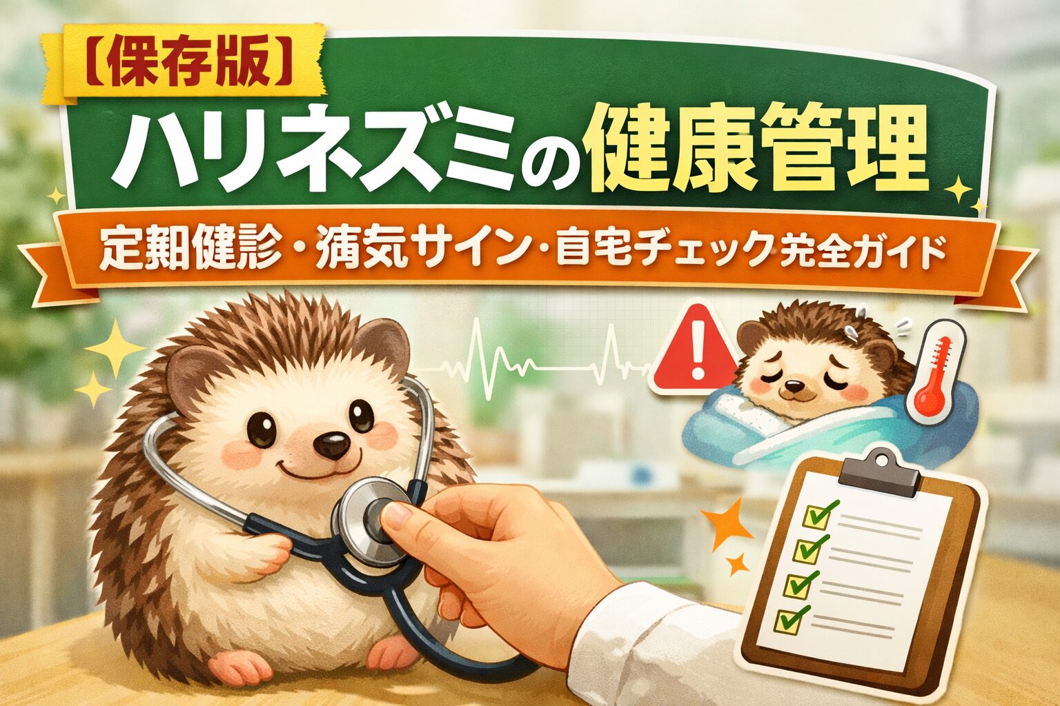 ハリネズミの健康管理ガイド