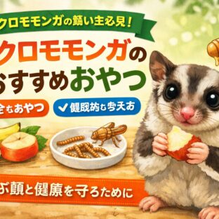 フクロモモンガのおやつ完全ガイド｜おすすめ食べ物・危険な食べ物・与え方