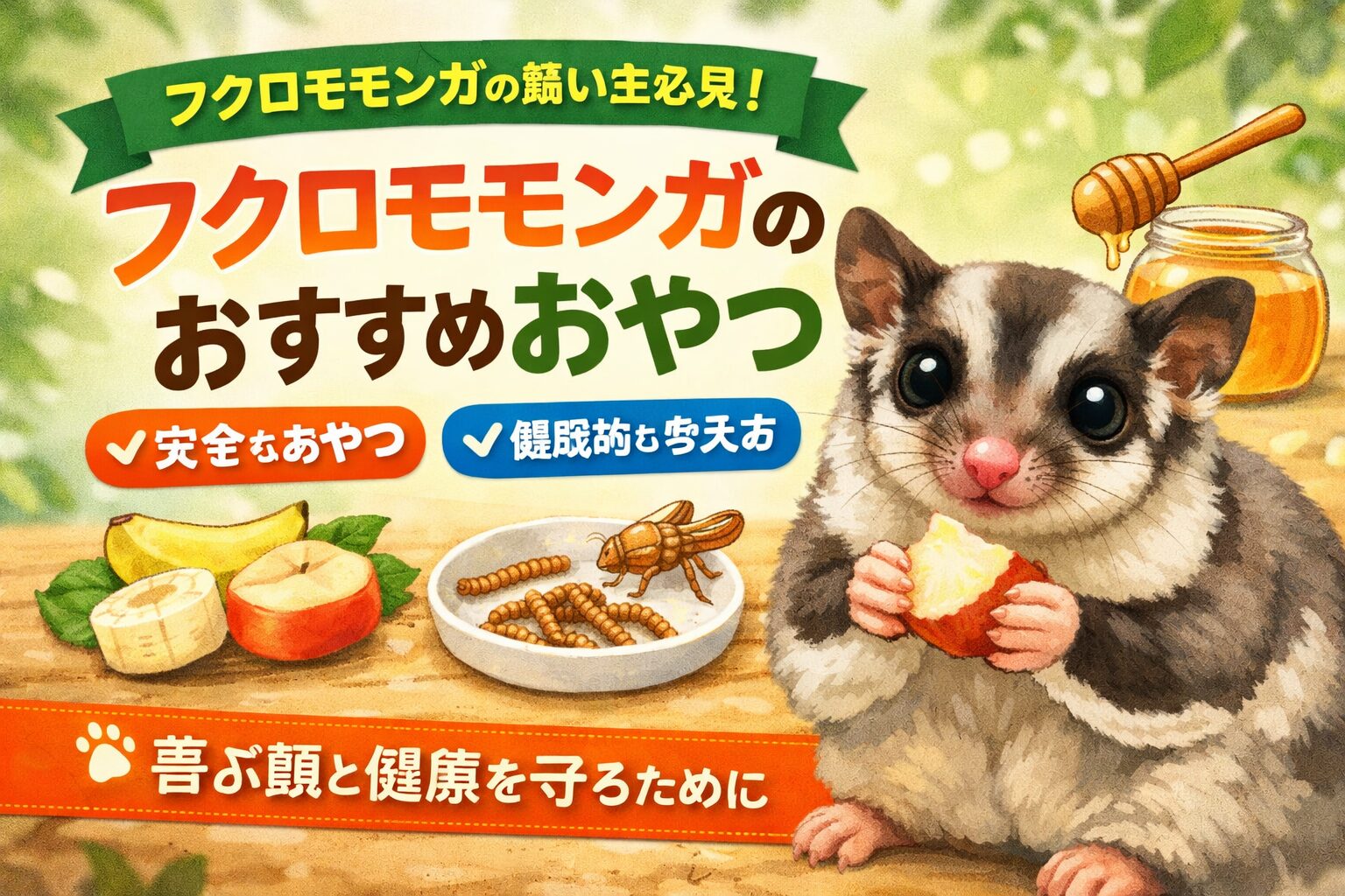 フクロモモンガのおやつ完全ガイド