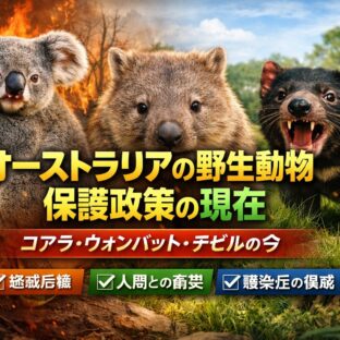 オーストラリアの野生動物保護政策の現在——コアラ・ウォンバット・デビルの今