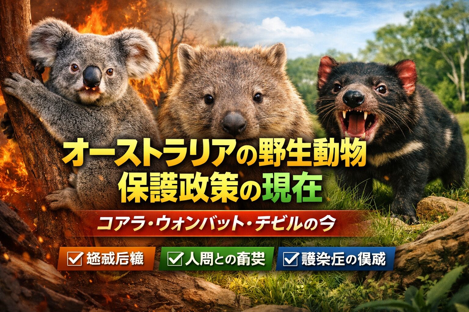 オーストラリアの野生動物保護政策