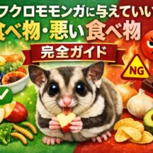 フクロモモンガに与えていい食べ物・悪い食べ物完全ガイド｜安全な餌とNG食材一覧