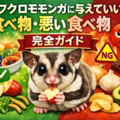 フクロモモンガに与えていい食べ物・悪い食べ物完全ガイド｜安全な餌とNG食材一覧