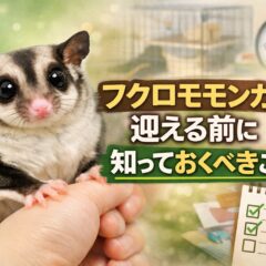 フクロモモンガを飼う前に知っておくべきこと｜初心者が後悔しない飼育ガイド